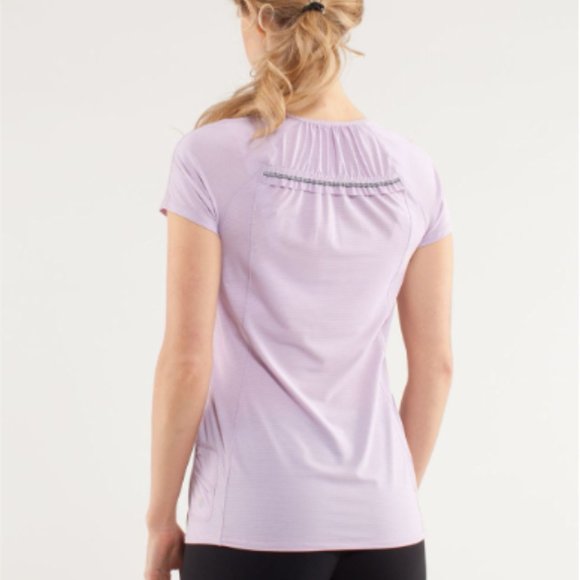 Lululemon Run Wild Short Sleeve Tech Ruffle Top 6 - Picture 2 of 9